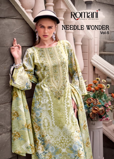 Jade Needle Wonder Vol 5 By Deepsy Cotton Pakistani Suits Wholesalers In Surat